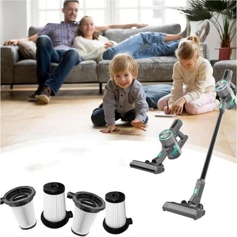 Zubehörset Für Kabellose Staubsauger, 4 Filter Und 1 Reinigungsbürste, 4 Hepa-filter, 1 Reinigungsbürste (siehe Abbildung)