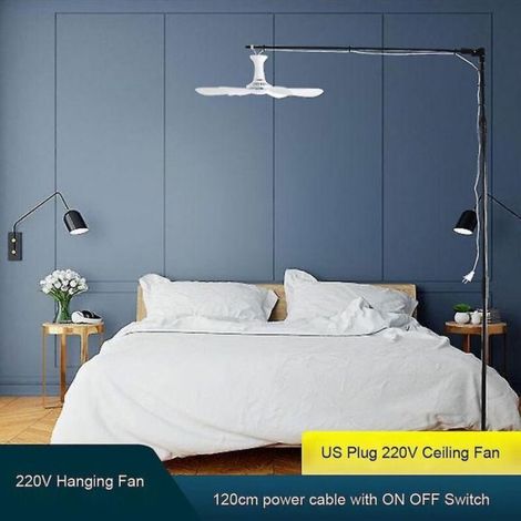 16,7-zoll-deckenventilator, 220 V, 10 W, Mit Ein-/ausschalter, Kühlender Hängeventilator, Energiesparend