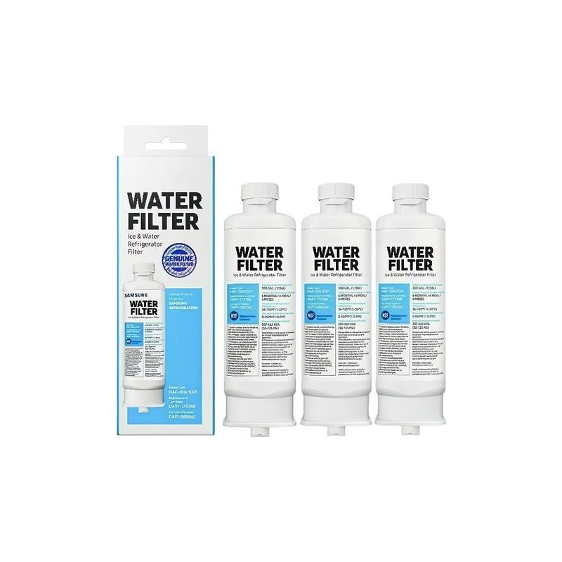 3 Pcs Da97-17376b Filtre À Eau De Réfrigérateur Élément De Filtre De Réfrigérateur 3 Couches De Filtration Efficace