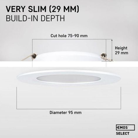 Led-einbaustrahler – Ip54 – Kaltweiß 6000k – 3er-pack – Extra Flach – 7w – 700 Lumen