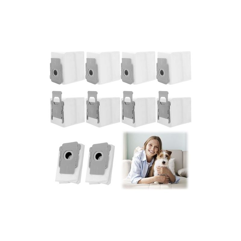 10 Vacuum Cleaner Bags For Irobot Roomba I7 I7+ I7 Plus E5 E6 E7 S9 S9+i3 I3+ I4 I6 I6+ J7 J7+ I8 I8+ Vacuum Cleaner Compatible With Roomba Series I And J