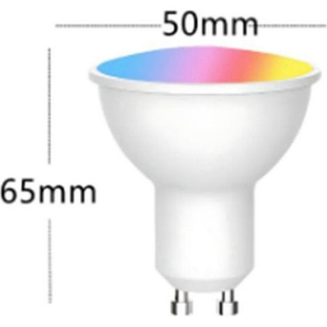 Tuya Gu10 Dimmbare 6w 220v Bluetooth-led-lampe, Steuerung Per Smart Life App, Projektorlampe