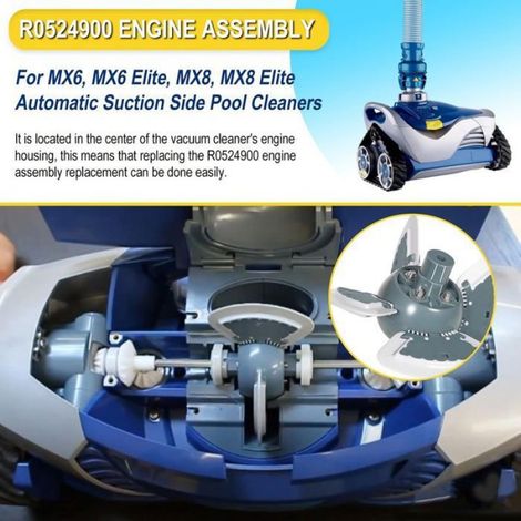 Zodiac Mx6/mx8 Elite Staubsauger-ersatzteilset – Autostaubsaugermotor R0524900