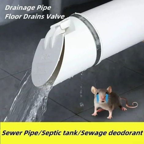 5er-pack Pvc-rückschlagventile, 110 Mm – Geruchs- Und Schädlingsschutz – Einfache Rohrmontage
