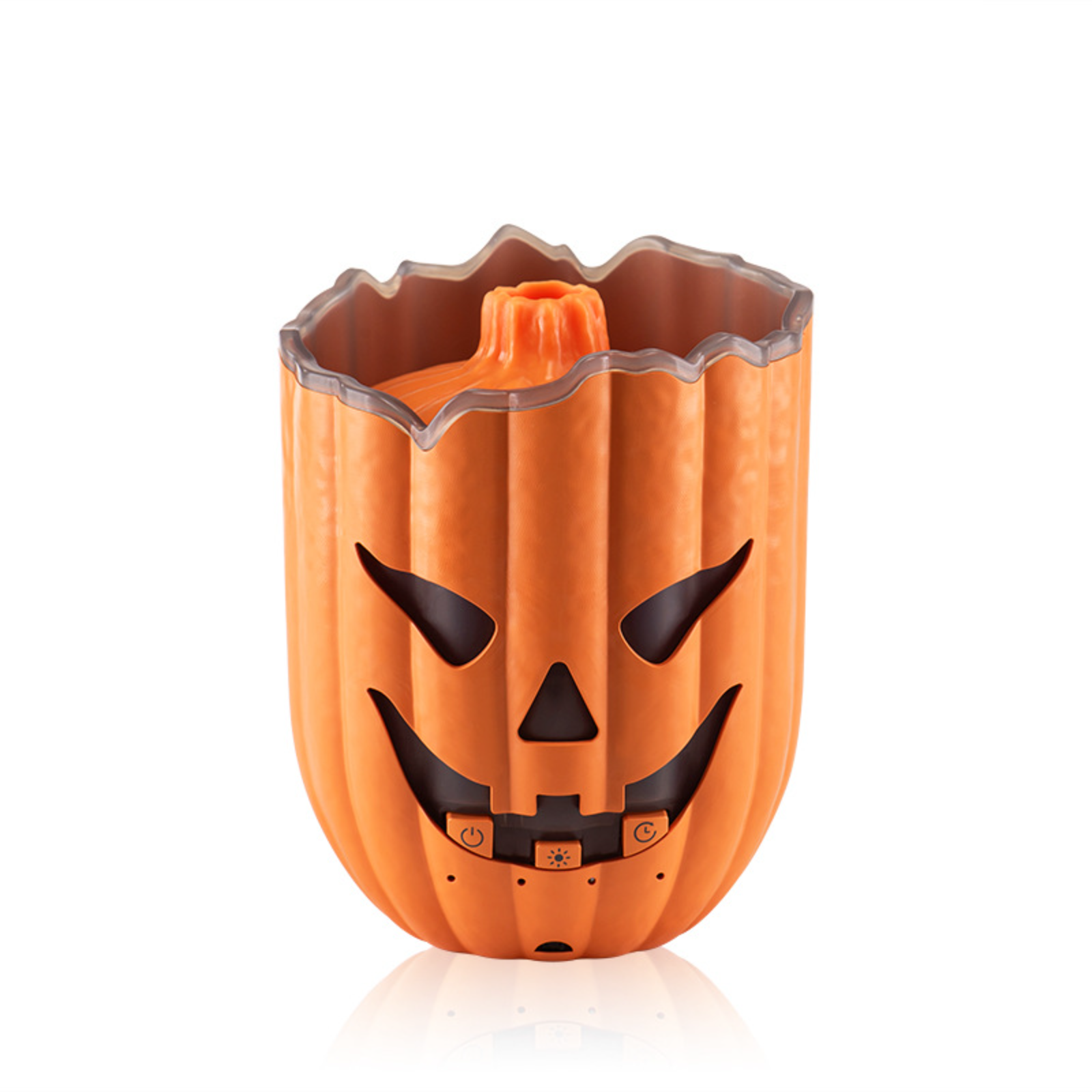 Halloween-kürbis-aromatherapielampe, Usb-anschluss, Bunte Holzoptik-beleuchtung, Luftbefeuchter, Aromatherapiegerät In Kürbiskopfform
