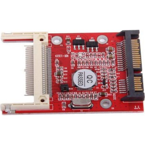 2x Compact Flash Zu Serieller Sata-adapter (farbe Zufällig), 2x Sata Cf Zu 7+15p Adapter (cf-karte Nicht Enthalten)