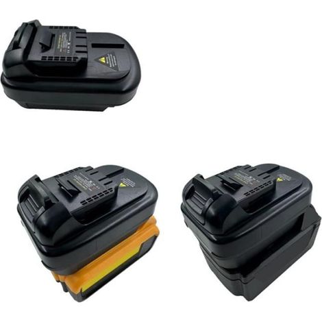Dm18dw12 Akkuadapter Wandelt 18v/20v Lithium-akkus In 12v-ersatzakkus Für Werkzeuge Um (schwarz)