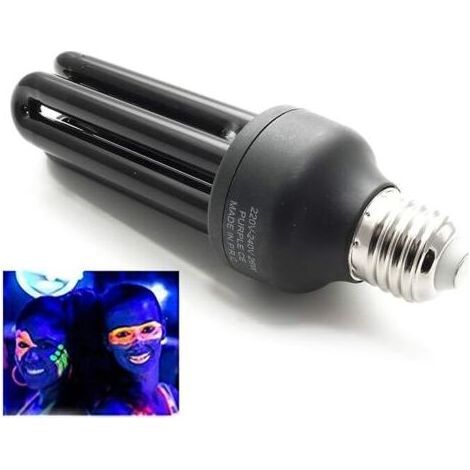 E27 Uv-schwarzlichtlampe – 36 W Leistung, Neon- Und Disco-effekt – Party Und Dekoration – 3u12