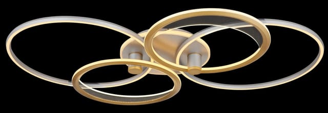 Deckenleuchte Led Dimmbar Timer Fernbedienung Beweglich Nachtlicht Gold
