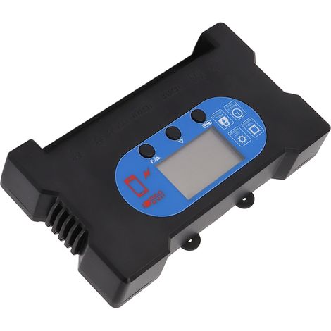 Contrôleur De Charge Solaire, Reconnaissance Automatique, Panneau De Charge Rapide, Régulateur De Batterie Avec Double Port Usb De Type C Pour Pack Lithium-ion 60 A