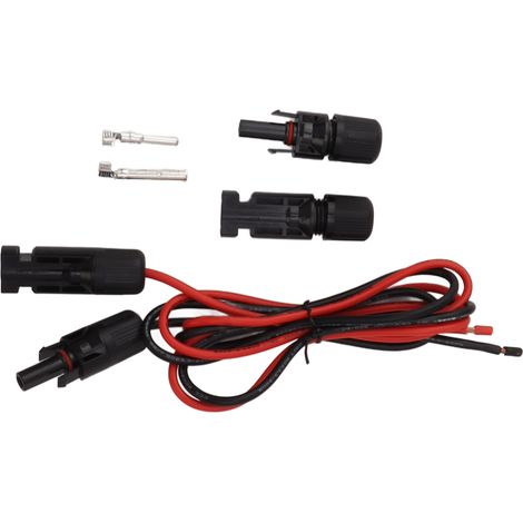 Adaptateur De Connecteur De Fil D'Extension De Câble De Charge Solaire, Pour Panneau De Camping-car, Générateur De Centrale Électrique Portable