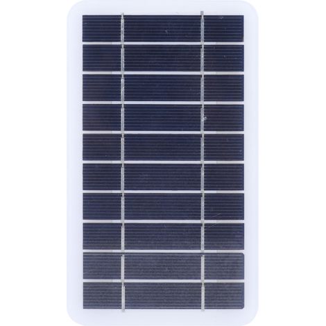 Panneau Solaire En Silicium Polycristallin 2w 5v, Chargeur De Batterie Extérieur, Alimentation Mobile Pour Charger Le Téléphone