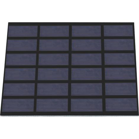 Mini Panneau Solaire En Polysilicium 1.5w 6v, Panneau Laminé Pet, Chargeur De Batterie Pour L'Extérieur, Diy