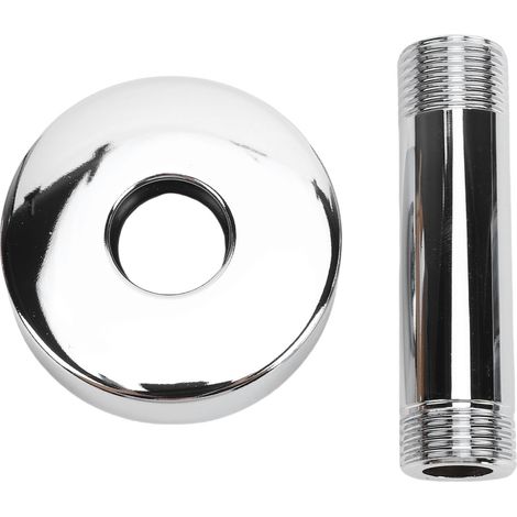 Bras De Douche 3 Pouces Monté Au Plafond En Acier Inoxydable Droit 14 Npt 1/2 Tuyau Pour Pomme De Douche Standard Galvanisé