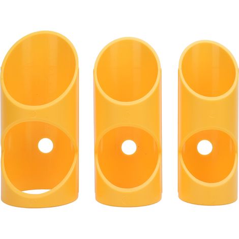 Ensemble D'Outils De Coupe De Tuyaux En Mousse, Guide De Coupe D'Isolation Abs Pour La Décoration De La Maison, Chantier De Construction Jaune 3 Pièces