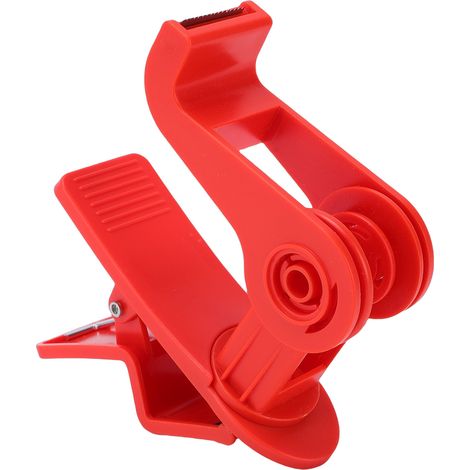 Distributeur De Ruban Adhésif De Bureau Abs, Pince De Table Artisanale Réglable, Outil D'Emballage De Cadeaux De Table Pour Les Projets De Vacances Rouge