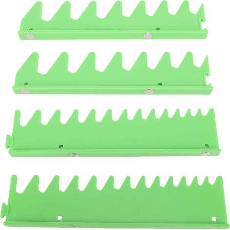 Jeu De Rails De Clé Pour 20 Outils, Support Organisateur Magnétique En Plastique, Boîte À Outils, Accessoires Vert