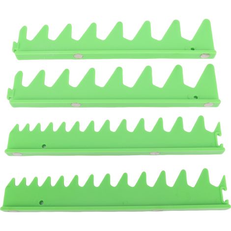 Jeu De Rails De Clé Pour 20 Outils, Support Magnétique En Plastique, Organisateur, Boîte À Outils, Tiroir De Rangement Vert