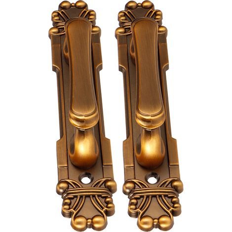 Poignée De Porte En Alliage De Zinc Antique, Style Européen, Accessoire De Quincaillerie D'Armoire, 2 Pièces/ensemble