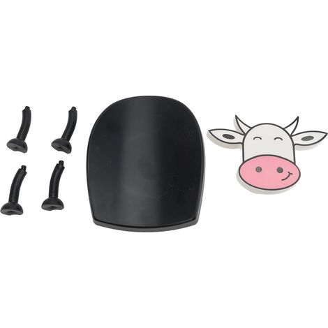 Porte-rouleau De Papier Toilette En Plastique, Vache, Facile À Utiliser, Panier De Rangement Décoratif Pour Papier De Soie, Pour Salle De Bain