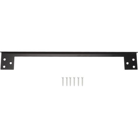 Plaque De Protection De Loquet De Porte En Acier Inoxydable, Sécurité Améliorée, Protecteur De Bouclier En Forme De L Pour Bouton Pêne Dormant 27.94cm / 11 Pouces