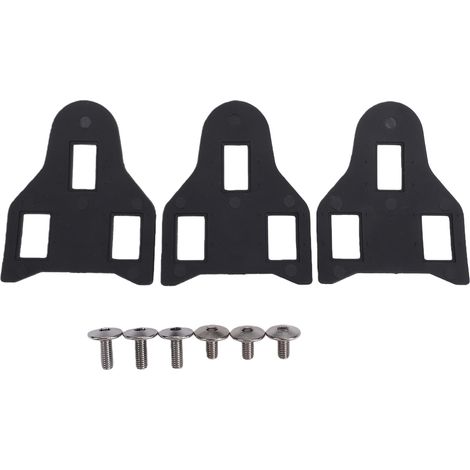 Kit De Cales De Cales De Vélo De Route, Jeu D'Entretoises Avec Vis M5 Pour Cales Spd-sl, Correction Des Écarts De Longueur Des Jambes, Noir