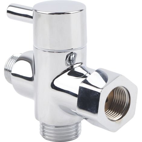 Valve De Dérivation De Robinet À 3 Voies, Pièces De Salle De Bains Et De Douche Pour Pomme De Douche À Main, Pomme De Pulvérisation Fixe, Séparateur D'Eau 3/8 D