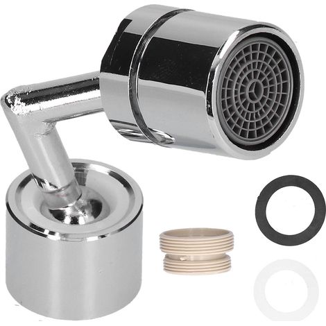 Pulvérisateur De Robinet Universel, Buse De Filtre Rotative À 720 ° Pour La Maison Et Le Restaurant, Filetage Femelle Argenté De 22mm