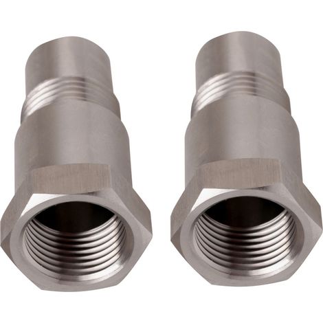 Adaptateur De Capteur D'Oxygène M18x1,5, Entretoise D'Échappement De Moteur En Acier Inoxydable, Convient À La Plupart Des Systèmes De Remplacement Du Véhicule, Installation Facile, Réduit Les Émissio