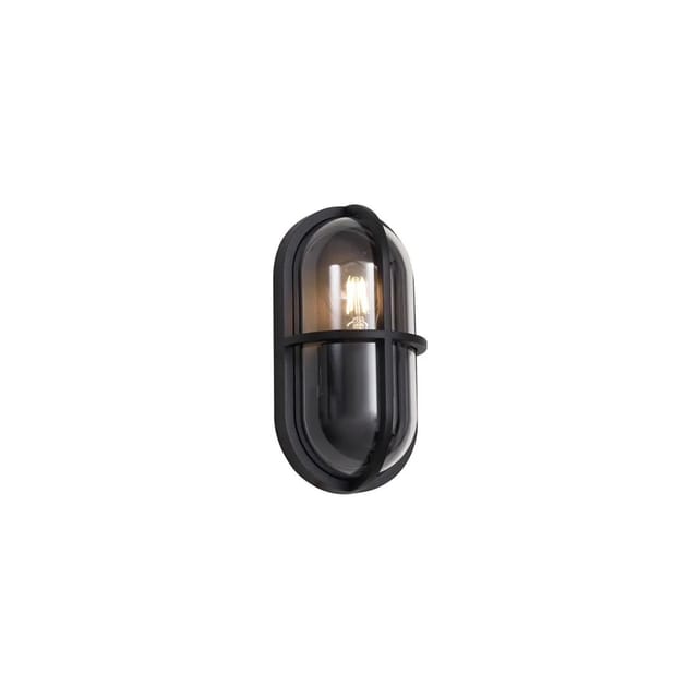 Outdoor-wandleuchte Schwarz Oval Ip65 - Target