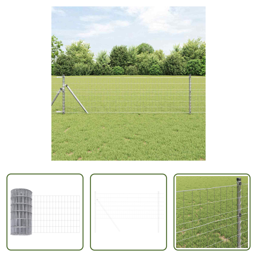 Pvc-beschichtetes Eisen - Eurozaun 0,4 X 50 M Pvc-beschichtetes Eisen