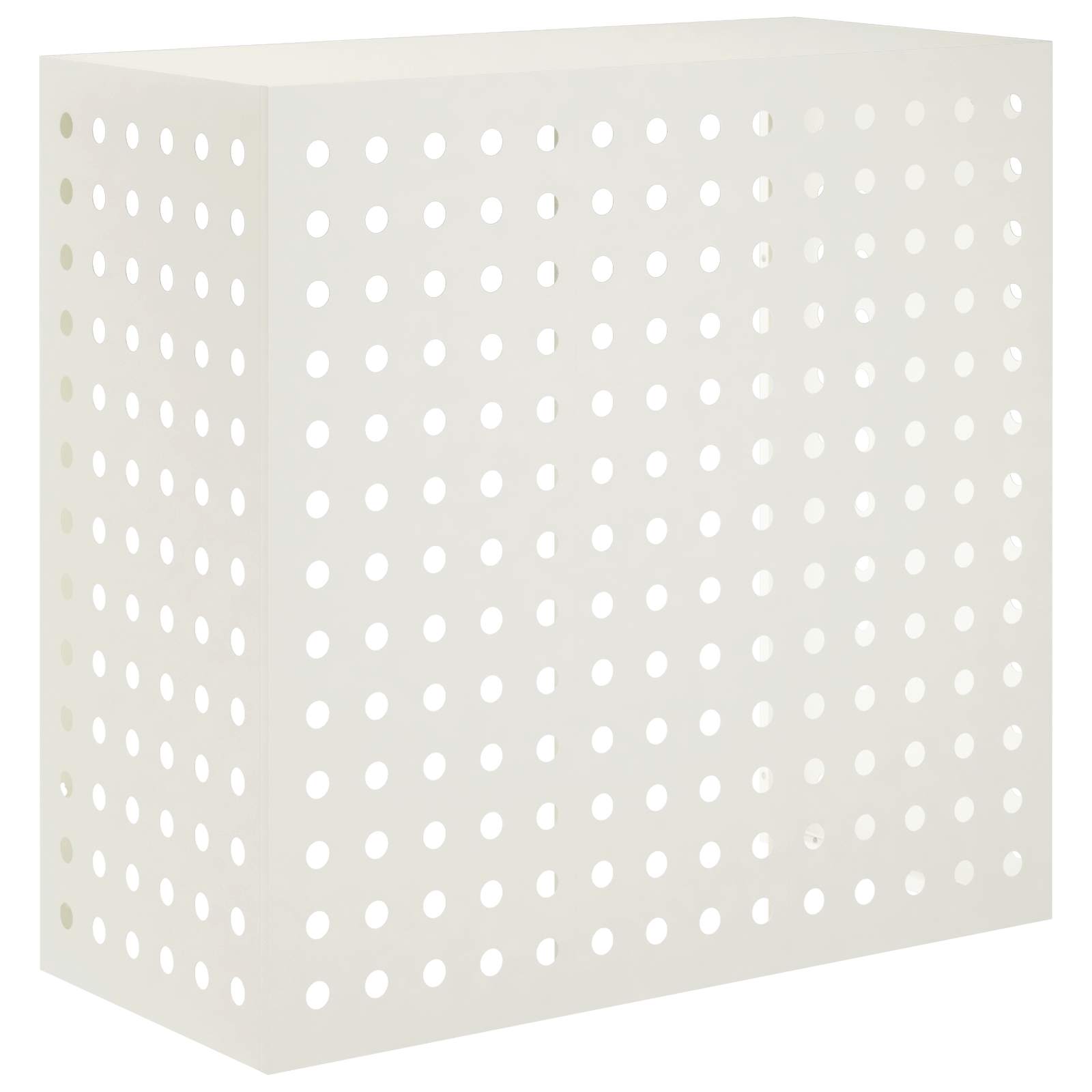 Vidaxl Air Conditioner Cover White 110 X 50 X 105 Cm Steel