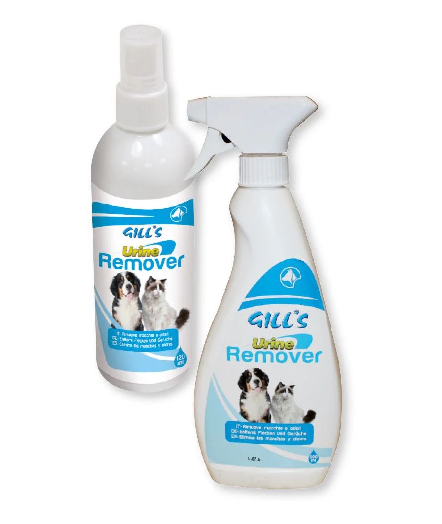 Set 12 Pezzi Gill's Urine Remover 120ml: Gill's Urine Remover Rimuove Le Macchie E L’odore Di Urina Da Tappeti E Tessuti