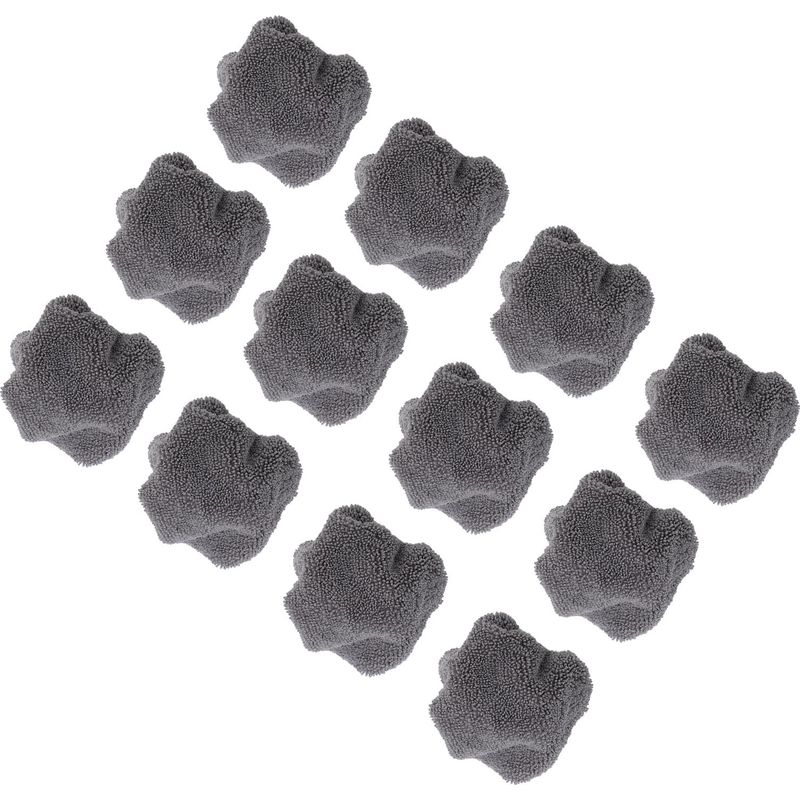 Lot De 12 Lingettes De Rechange Rondes Et Réutilisables Pour Robot Nettoyeur De Vitres, Pour Usage Domestique Et Commercial.