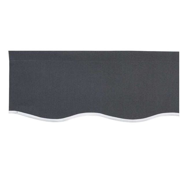 Markisenfranse Anthrazit 2,3 X 0,2 M Segeltuch Vidaxl