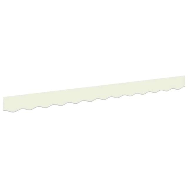 Markisenfranse Creme 2,3 X 0,2 M Segeltuch Vidaxl