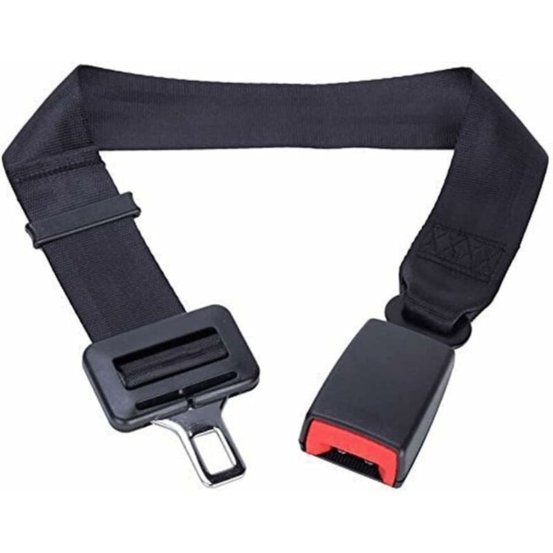 Sicherheitsgurtverlängerung, 2er-set Universelle Sicherheitsgurtverlängerungen, Verstellbar 23 Cm, Schwarz