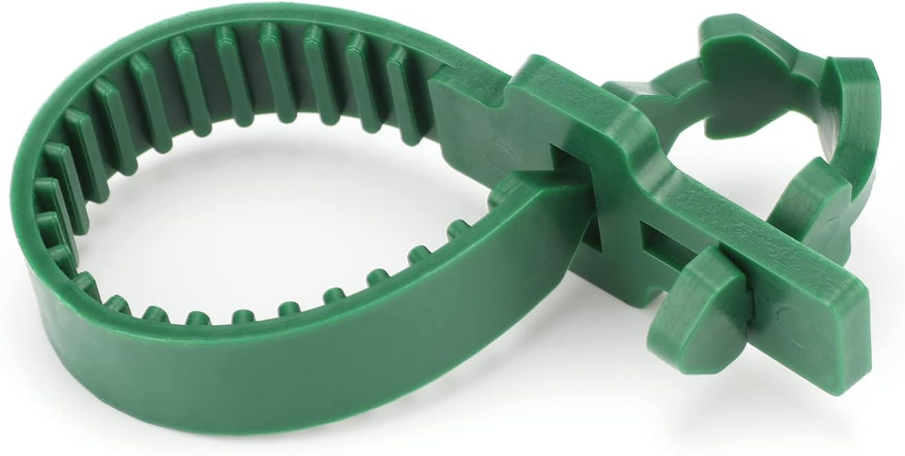 8 Stück 25 Cm Lange, Robuste, Weiche Gummi-pflanzenbänder Mit Verstellbarem Verschluss Für Sträucher, Rosen Und Bäume