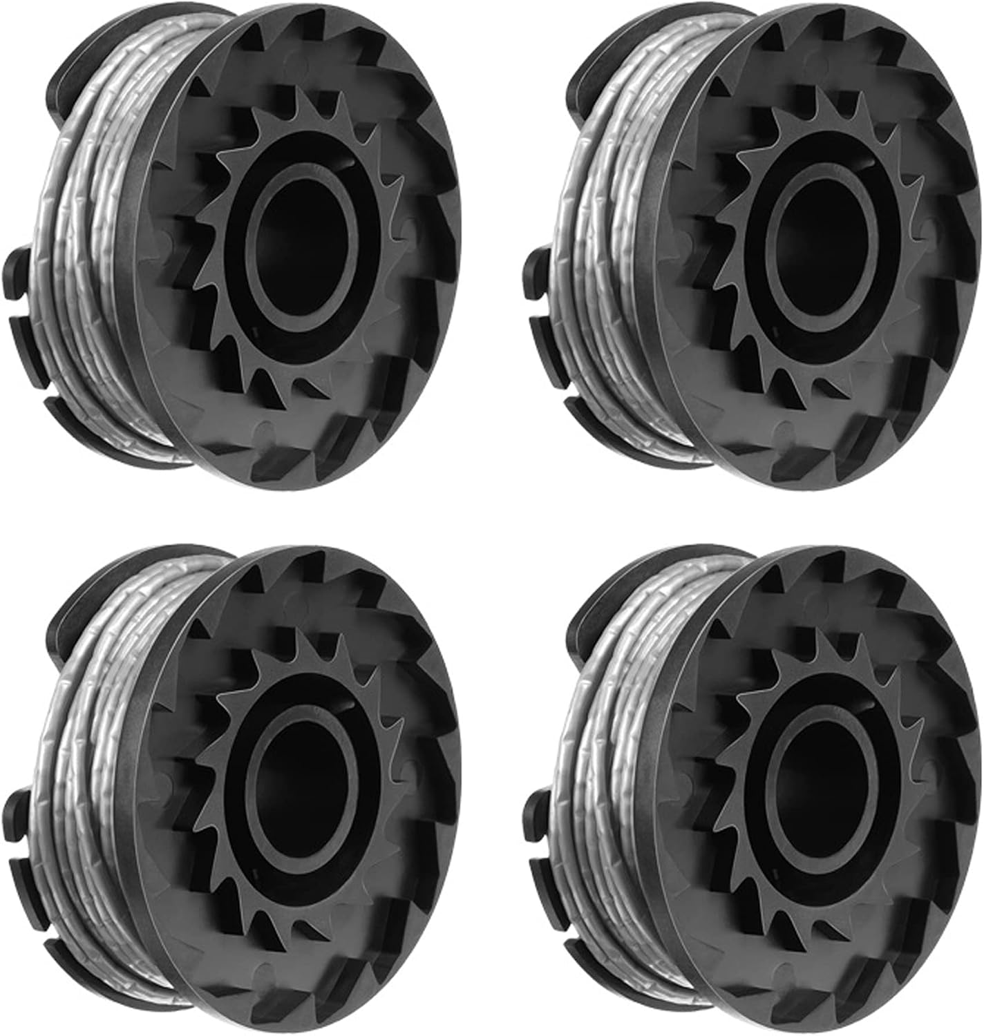 Seababoo 4er-pack Ersatzspulen Für Rasentrimmerfaden, Ersatzspulen Für Alle Rasentrimmer, Art Series 23sl 26sl, Faden Zum Rasenmähen