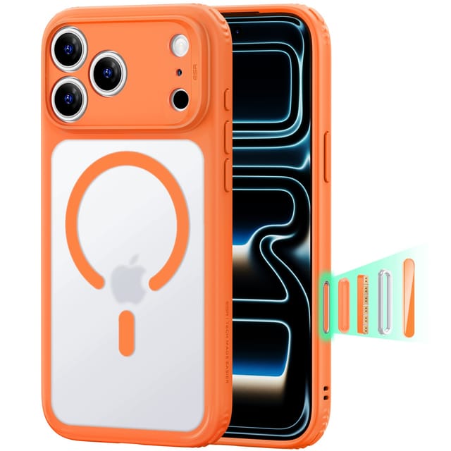Esr-rückseite Für Apple Iphone 17 Pro Max, Iphone 18 Pro Max, Orange, 1 Stück.