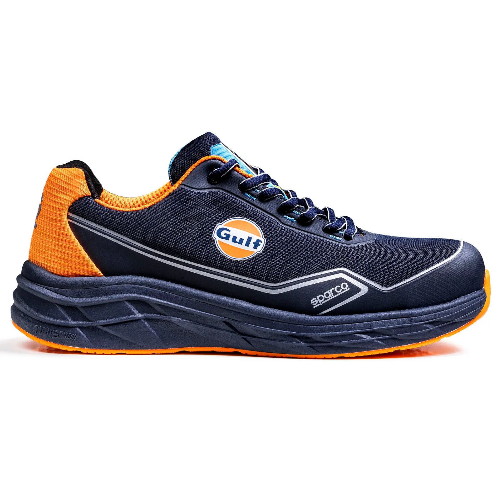 Sparco 075345gubmaf Mirage Gulf Schuhe Blau Orange 39