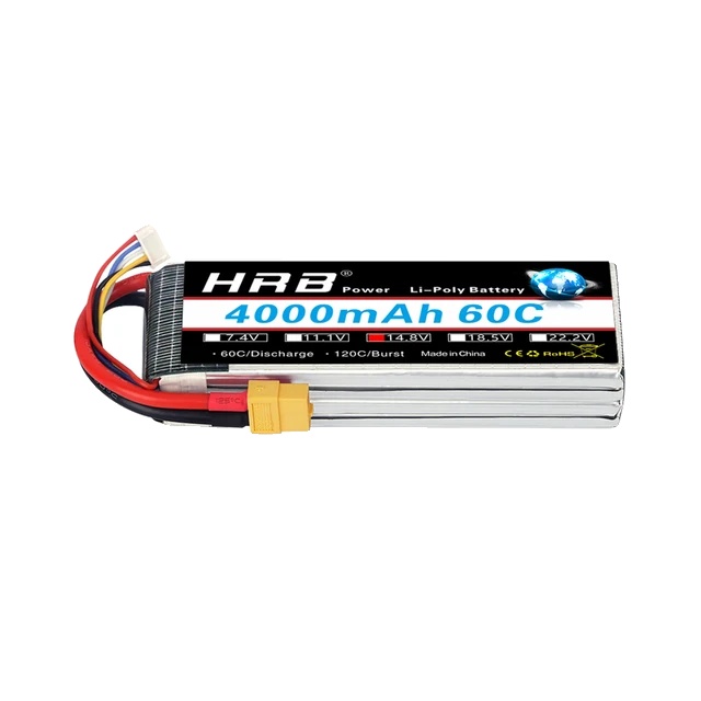Lipo-batterie, 14,8v, Mehrere Kapazitätsoptionen, 14.8v 4000mah 60c