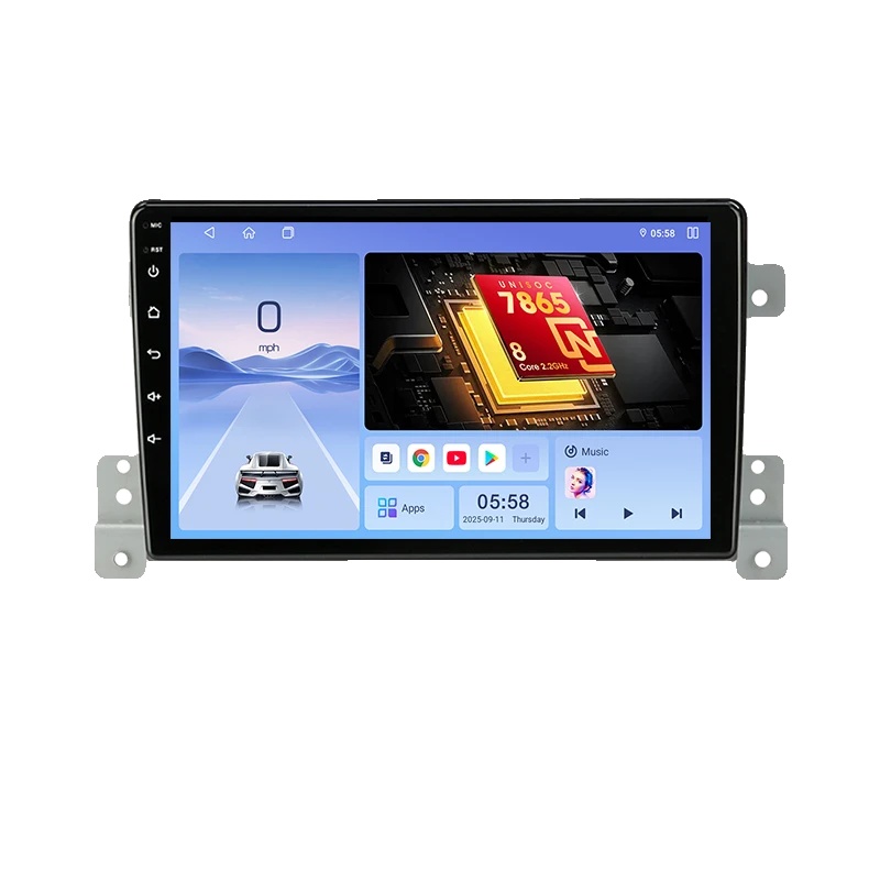 Carplay, Multimedia-player, Lenkradsteuerung, Navigationssystem, Kompatibel Mit Suzuki Grand Vitara 3 2005-2015, T20-c