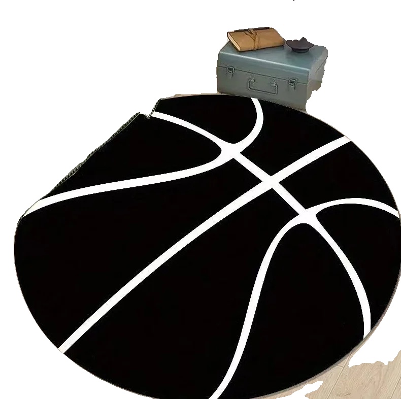 Teppich, Geometrisches Design, Weiches Polyester-material, 4, 80x80cm