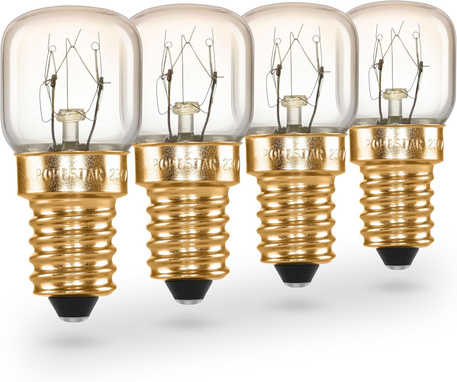 E14 40w Warmweiße Ofenlampe, 300°c-beständig, Für Backöfen, Saunen Und Dunstabzugshauben, 4er-pack