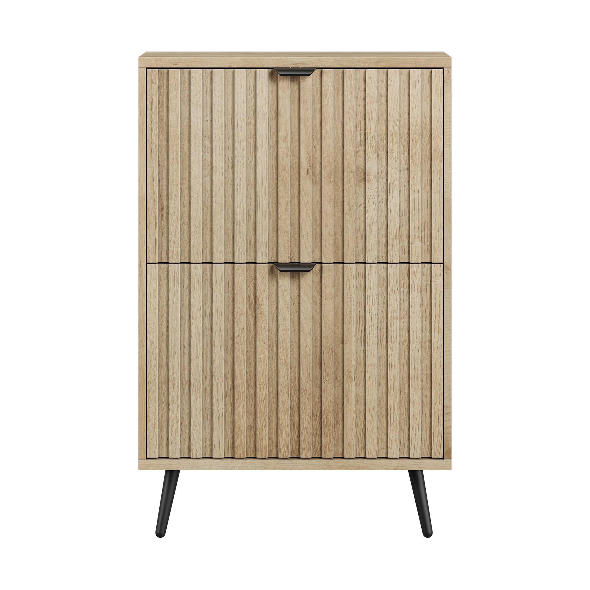 Schuhschrank, Kompakt, 60 X 24 X 95 Cm, Eiche