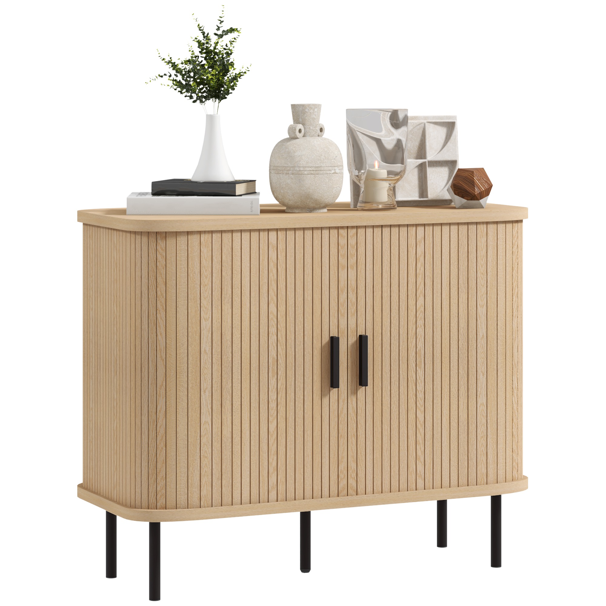 Küchenschrank, Mit Türen, 90 X 40 X 75, Eiche