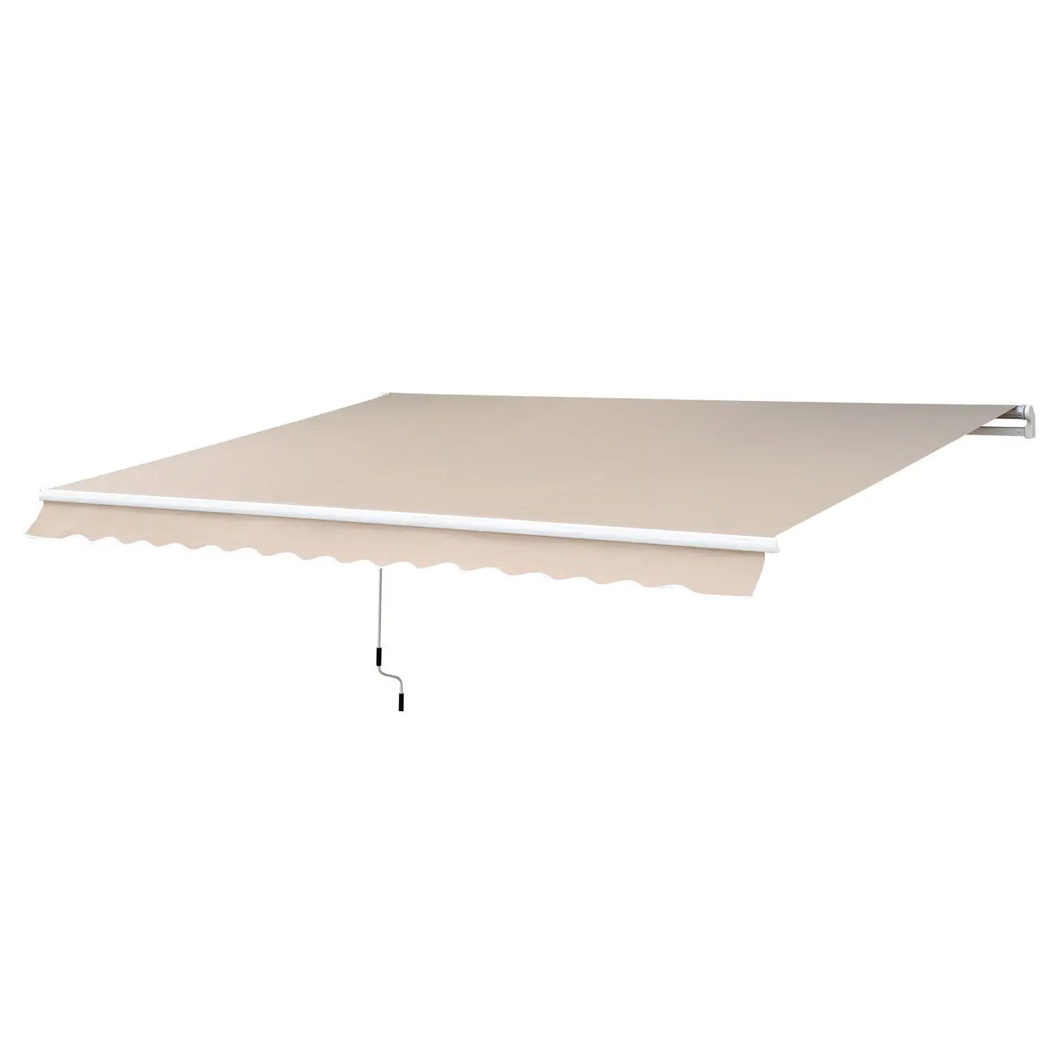 Markise, Mit Kurbel, 450 X 300 X 0,1 Cm, Beige