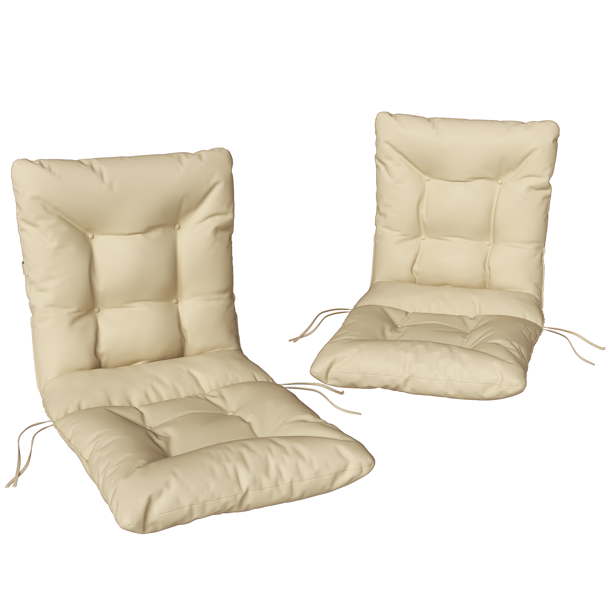 Kissen, 2er-set, 120 X 50 X 8 Cm, Beige