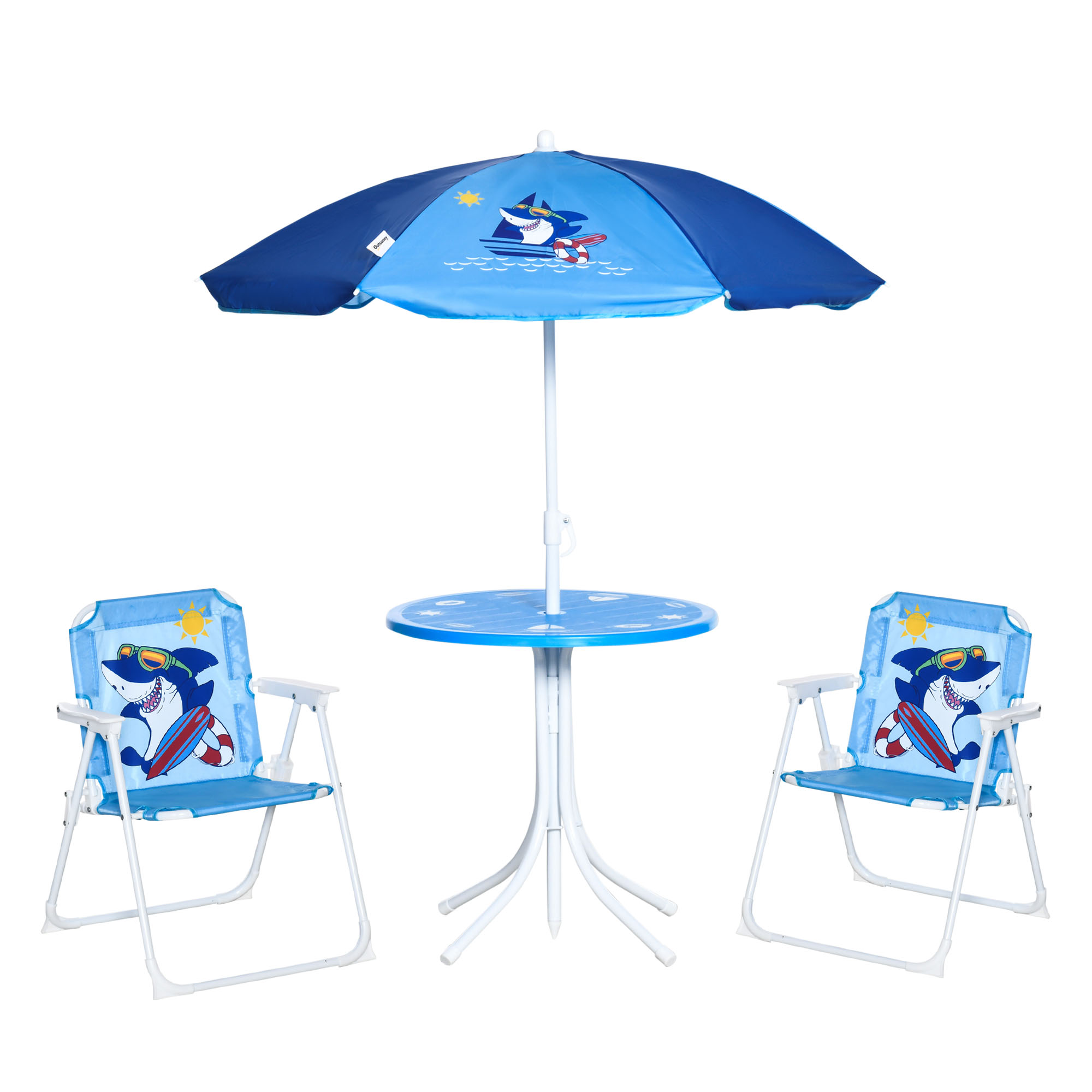 Gartenmöbelset, Robust Für Kinder, 49,5 X 49,5 X 50 Cm, Blau